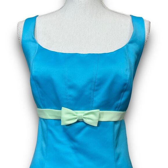 Eden Maids Bridesmaid Edition Retro Vintage Teal with a Light Mint Pale Green Bo - Picture 8 of 10